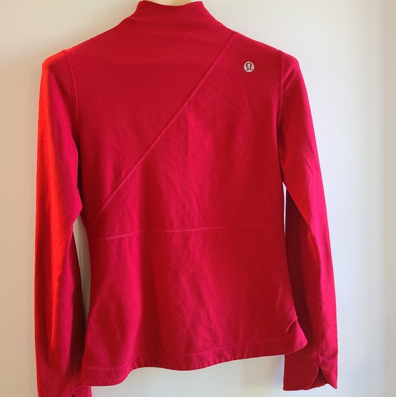 Lululemon, Red Running Zip up - Picture 6 of 9
